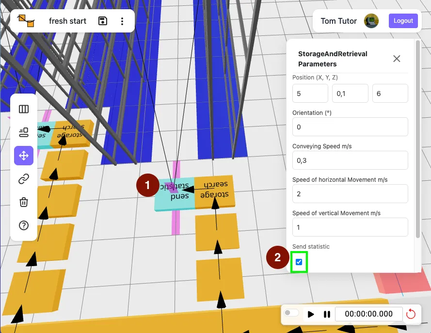 activate SRM statistic